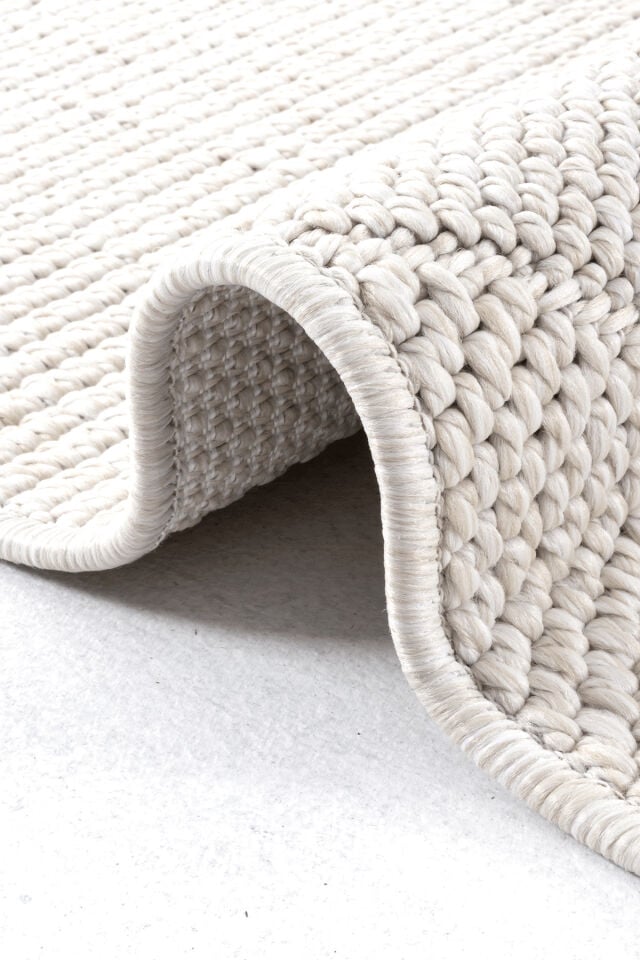 Dekorenti Sahra 9908 Krem Minimal Geometrik Sisal Halı