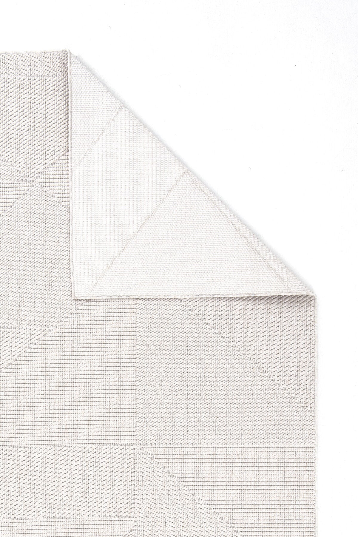 Dekorenti Sahra 9908 Krem Minimal Geometrik Sisal Halı