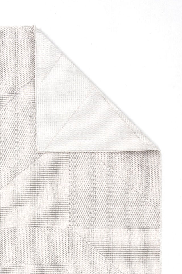 Dekorenti Sahra 9908 Krem Minimal Geometrik Sisal Halı