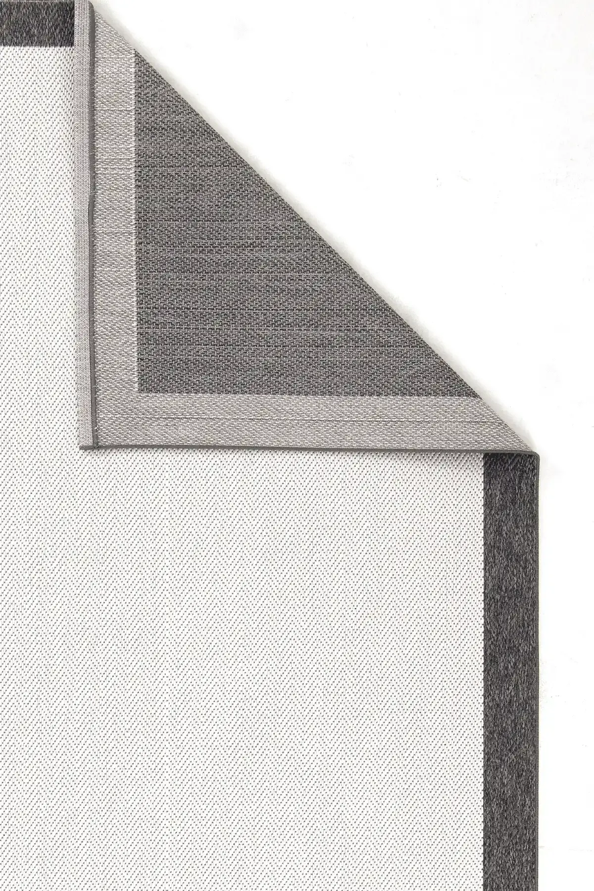 Dekorenti Lora 3203 Antrasit - Çerçeveli Modern Pamuk Tabanlı Polyester Halı