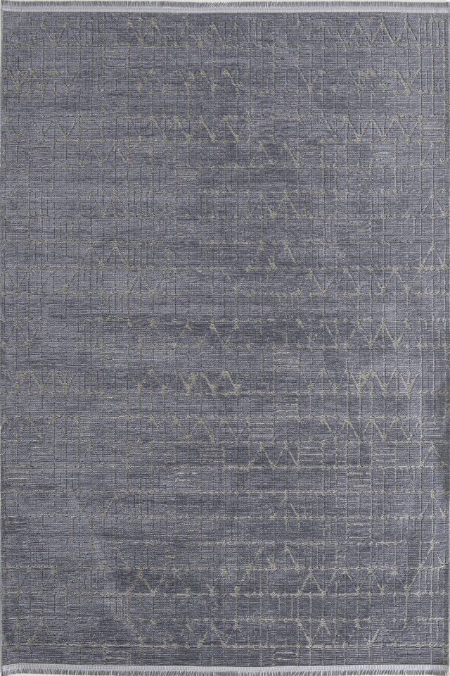 Dekorenti Terrace 8205 Gri Kaymaz Taban Modern Çizgili Halı