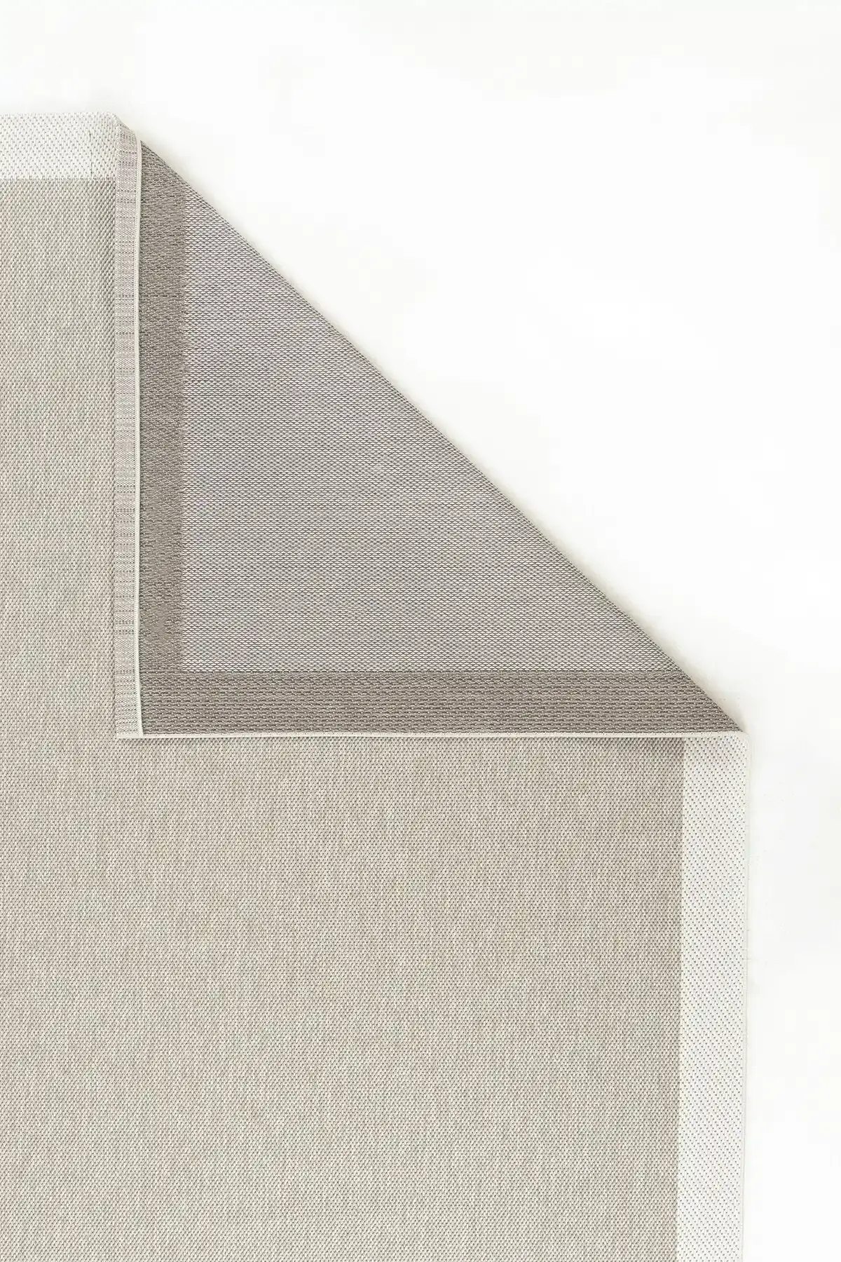 Dekorenti Lora 3206 Bej - Çerçeveli Modern Pamuk Tabanlı Polyester Halı