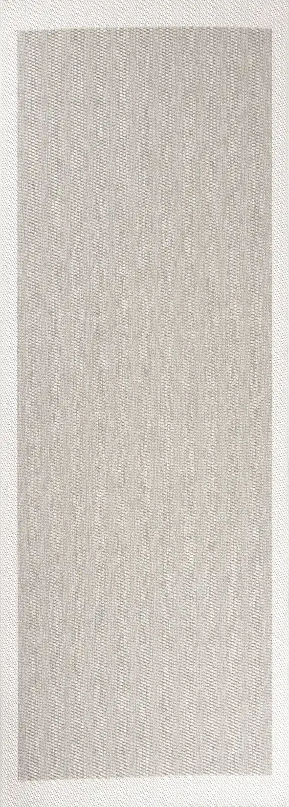 Dekorenti Lora 3206 Bej - Çerçeveli Modern Pamuk Tabanlı Polyester Halı