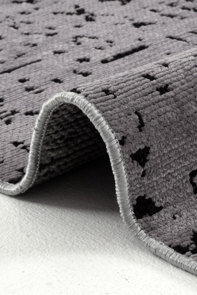 Dekorenti Terrace 8210 Gri Kaymaz Taban Modern Çizgili Halı