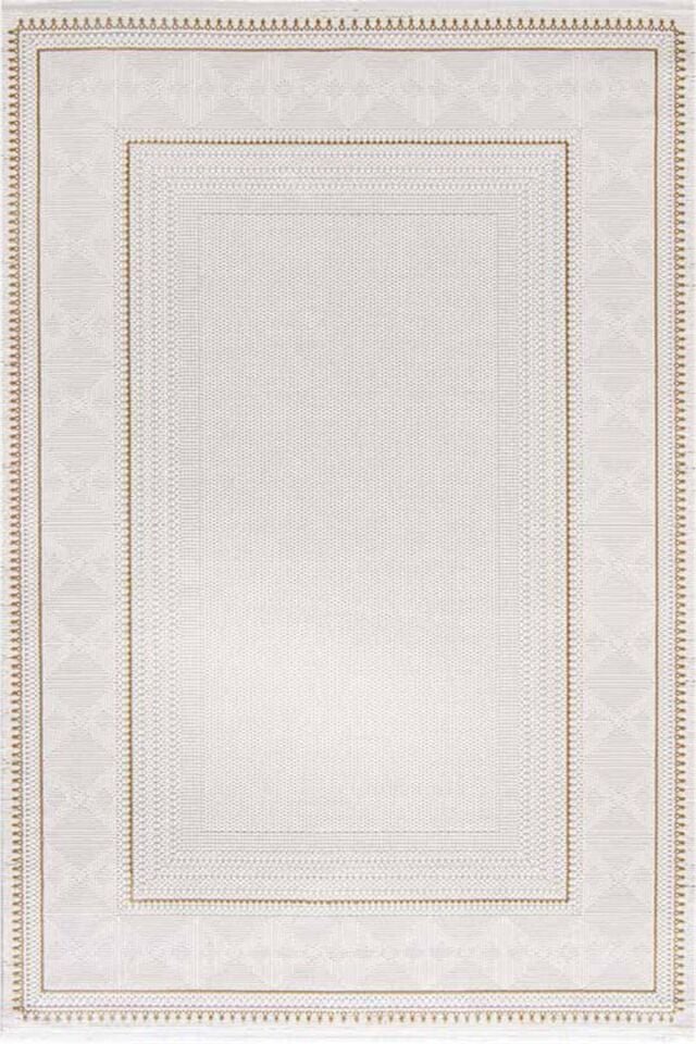 Lavin 4802 Gold Krem - Işıltılı Salon Halısı