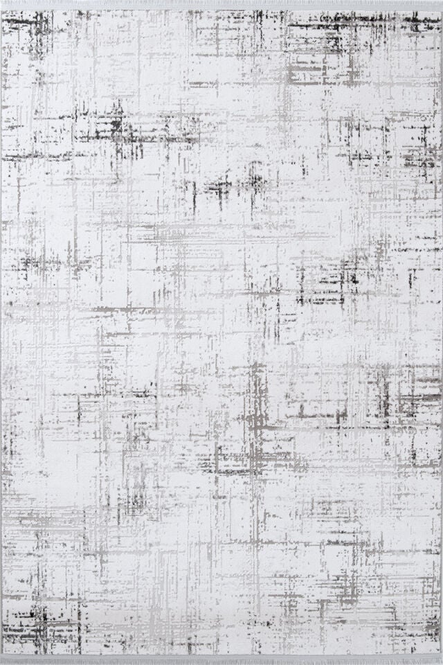 Enti Thema 9406 Gri - Modern Soyut Desenli Akrilik Halı