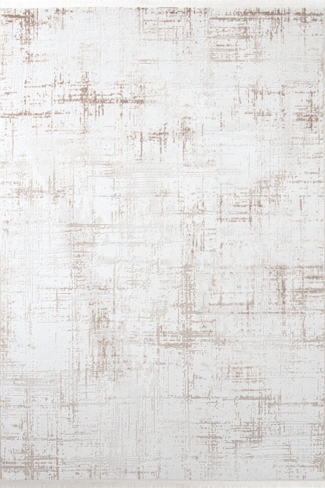 Enti Thema 9407 Bej - Modern Soyut Desenli Akrilik Halı