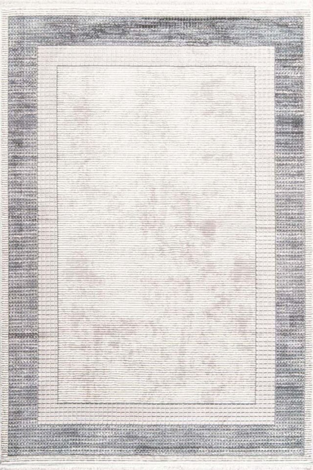 Dekorenti Dora 1902 Gri - Modern Polip Jüt Taban Makine Halısı