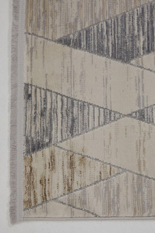 Dekorenti Dora 1906 Vizon - Modern Polip Jüt Taban Makine Halısı