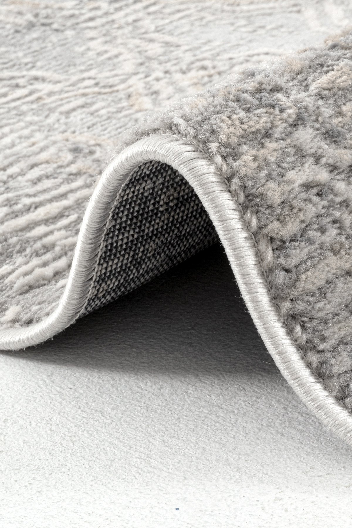 Dora 1910 Vizon - Modern Polip Jüt Taban Makine Halısı 160x230