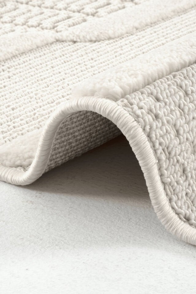 Dekorenti Bonn 8801 Krem Halı – Modern Geometrik Desen Tozumaz Halı