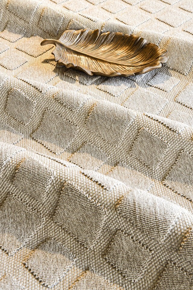 Dekorenti Togo 7506 Bej - Geometrik Baklava Desenli Halı