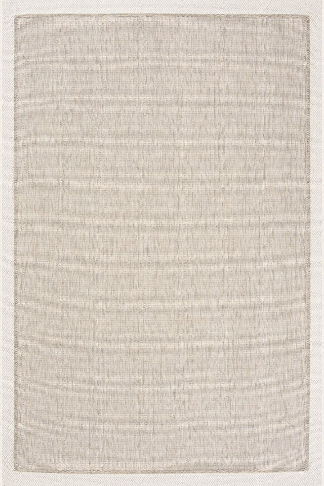 Dekorenti Siena 3702 Bej Sisal Halı – Açık Çerçeveli Modern Mutfak ve Koridor Halısı