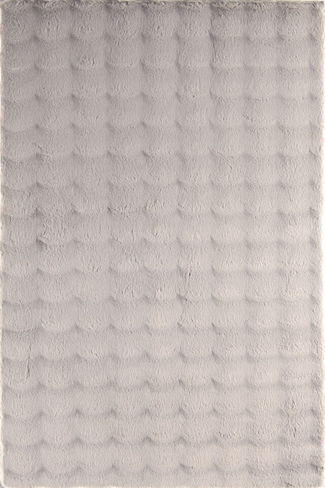 Nice 9302 Gri - Modern Dalga Desenli Gri Halı ile Sade Şıklık