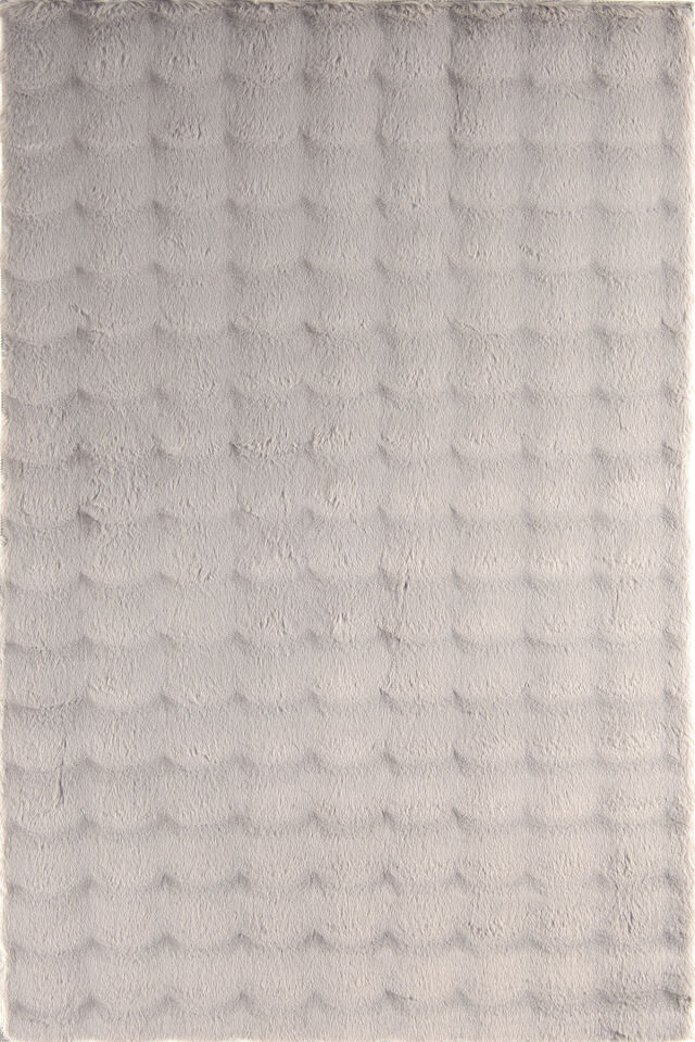 Nice 9302 Gri - Modern Dalga Desenli Gri Halı ile Sade Şıklık