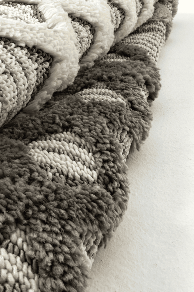 Dekorenti Step 2205 Gri Daire - Etnik Desenli Yumuşak Tozumaz Halı