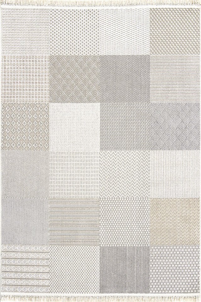 Dekorenti Bonn 8806 Bej Halı – Modern Geometrik Desenli Halı