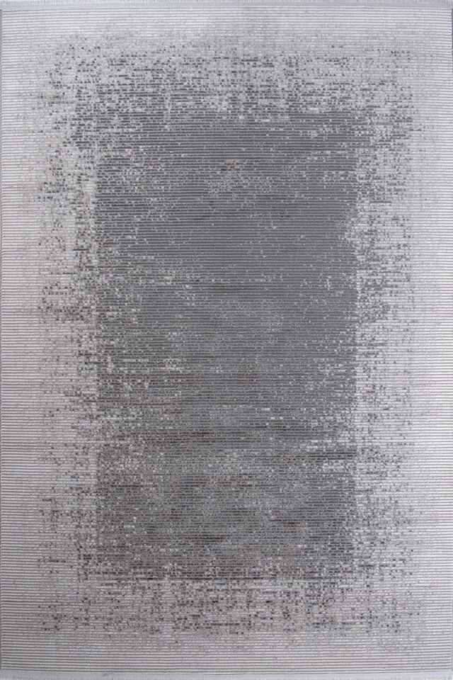 Enti Thema 9415 Gri - Modern Çerçeveli Akrilik Halı