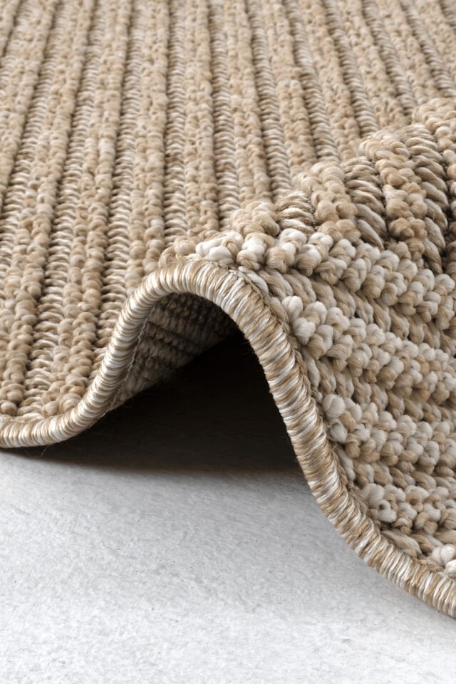 Dekorenti Bukle 1416 Bej - V Desenli Tozumaz Halı