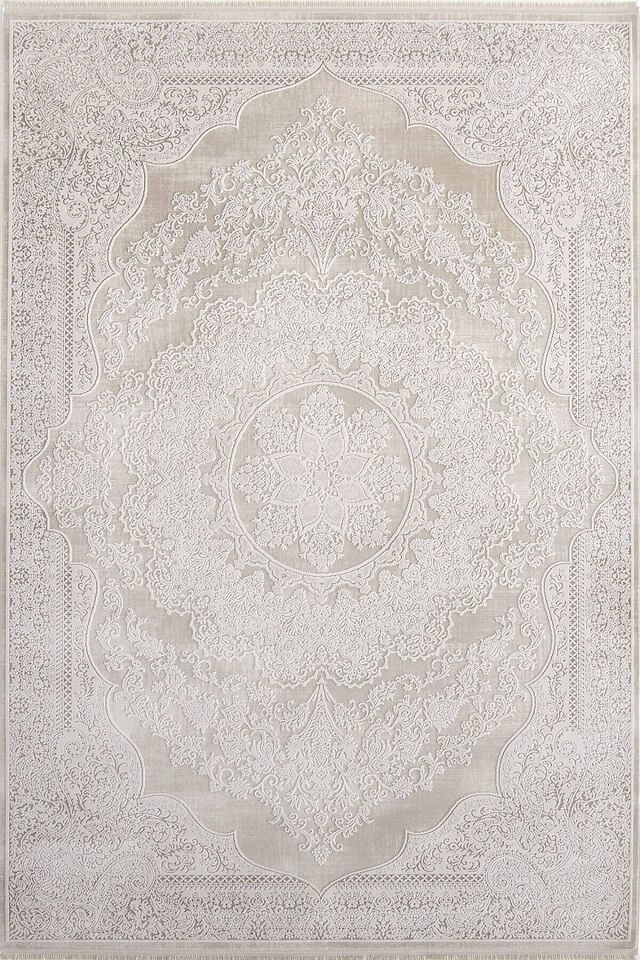 Romans Naturel 1713 Kahverengi - Göbekli Klasik Salon Halısı