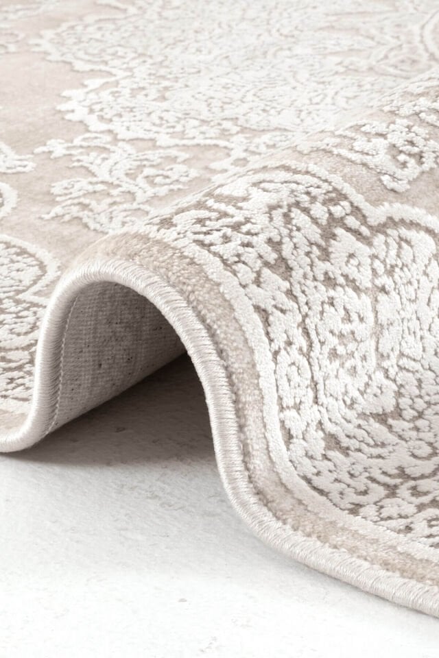 Romans Naturel 1713 Kahverengi - Göbekli Klasik Salon Halısı