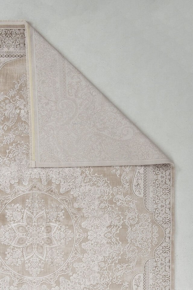 Romans Naturel 1713 Kahverengi - Göbekli Klasik Salon Halısı