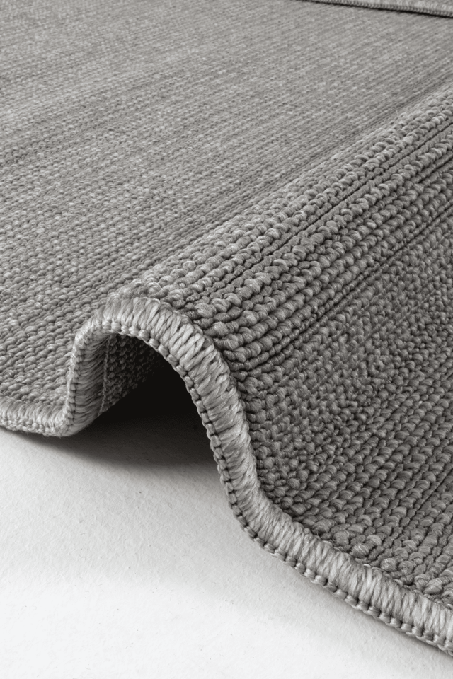 Dekorenti Antik 1809 Gri - Çoban Dikişli Jut Tabanlı Halı