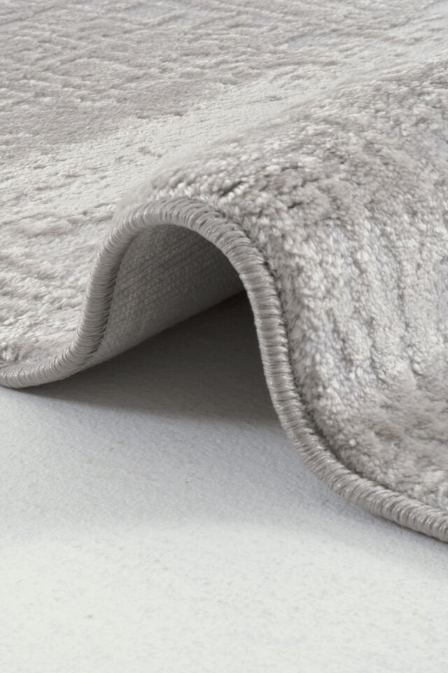 Enti Akik 8609 Gri - Çizgisel Dokulu Akrilik Halı