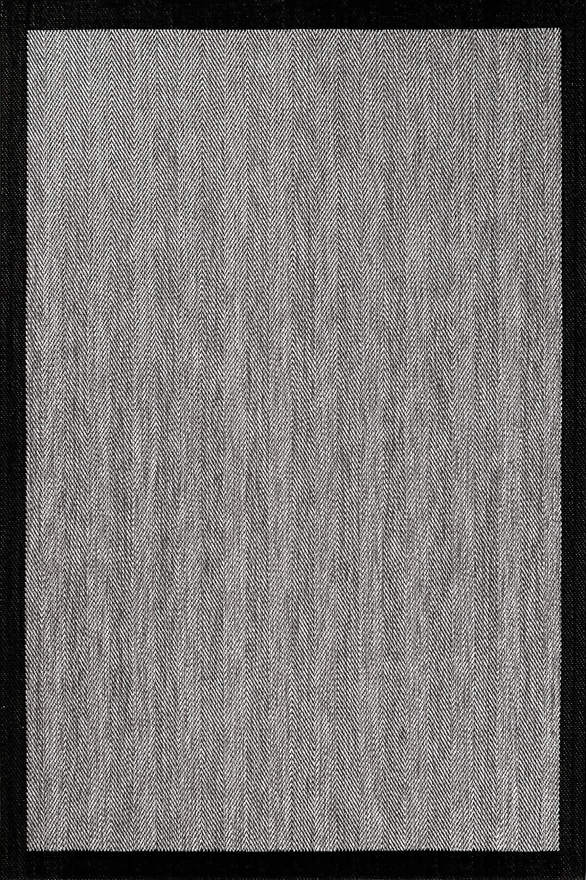 Dekorenti Nova 2006 Siyah - Kaymaz Tabanlı Modern Koridor ve Mutfak Halısı