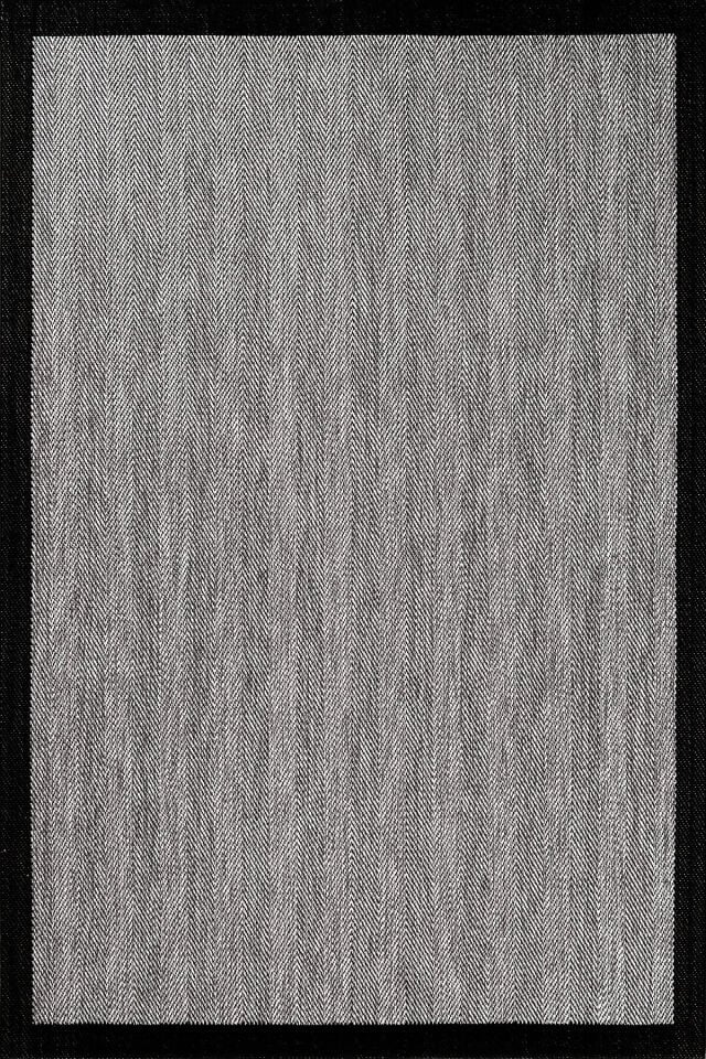 Dekorenti Nova 2006 Siyah - Kaymaz Tabanlı Modern Koridor ve Mutfak Halısı