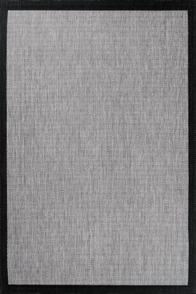 Dekorenti Nova 2007 Siyah - İnce Çizgili Kaymaz Latex Tabanlı Halı