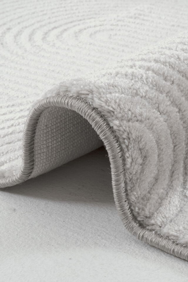 Enti Akik 8614 Gri - Modern Retro Geometrik Akrilik Halı