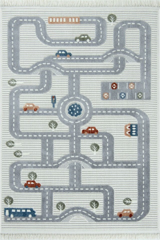 Binbirdesen Kids 1001 Multi - Yol Desenli Çocuk Odası Halısı - 133x190