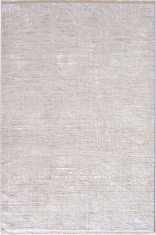 Enti Florya 8104 Bej Halı - Dokulu Modern Minimal Mutfak Halısı