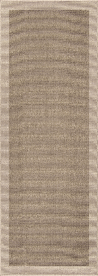 Antik 1807 Bej - Çoban Dikişli Jut Tabanlı Çerçeveli Halı 200x290