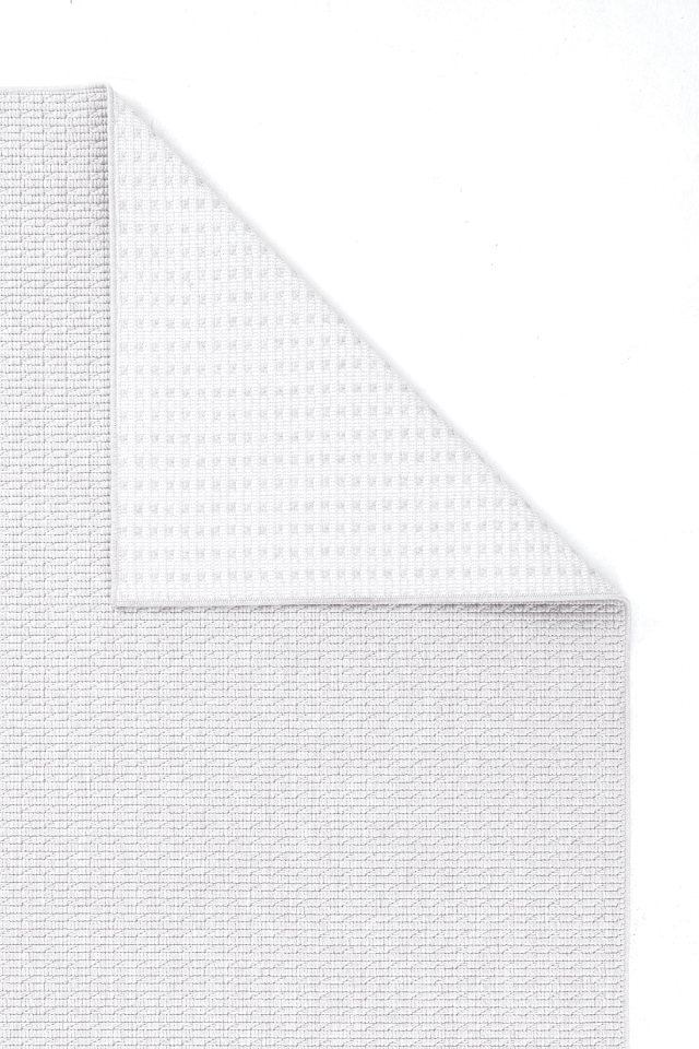 Sahra 9903 Beyaz - İnce Polip Jüt Tabanlı Modern Makine Halısı 200x290