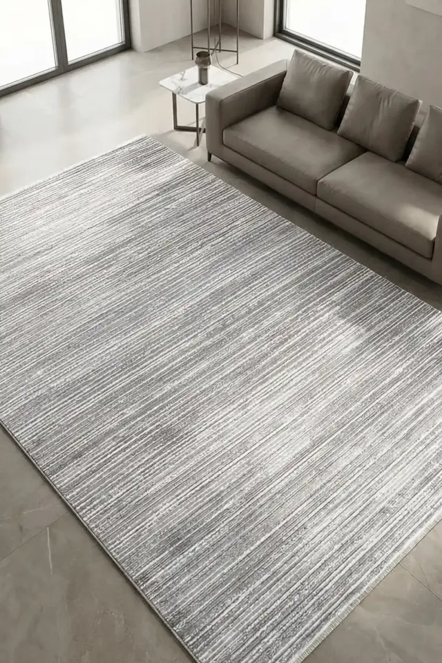 Enti Eliza Plus 3405 Gri - Rahat ve Modern Akrilik Halı