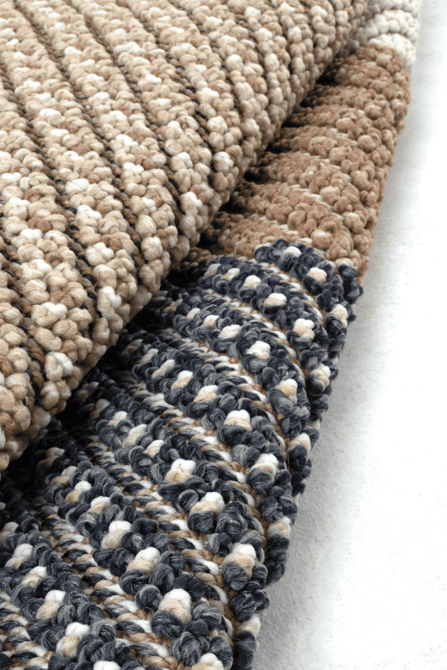 Dekorenti Bukle 1406 Sarı Oval – Geometrik Desenli Tozumaz Halı