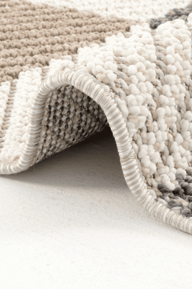 Dekorenti Bukle 1406 Sarı – Geometrik Desenli Tozumaz Halı