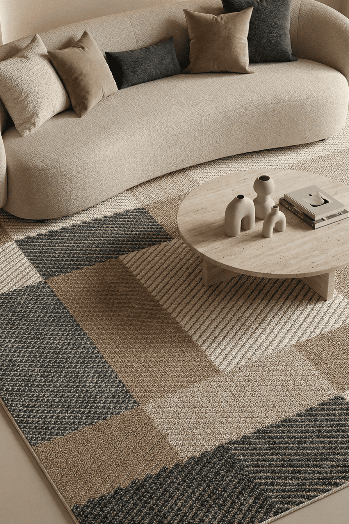 Dekorenti Bukle 1406 Sarı | Geometrik Tozumaz Halı