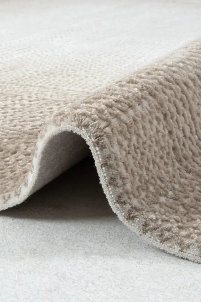 Romans Doku 2104 Kahverengi Bordürlü Akrilik Şık Salon Halısı