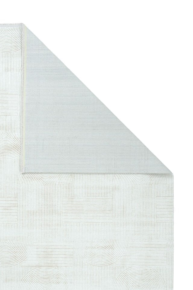 Enti İmge 2503 Krem Halı - Geometrik Desenli Halı