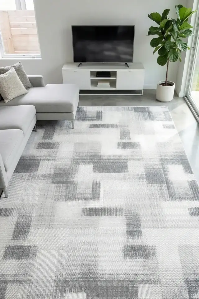 Enti Eliza Plus 3402 Gri - Rahat ve Modern Akrilik Halı