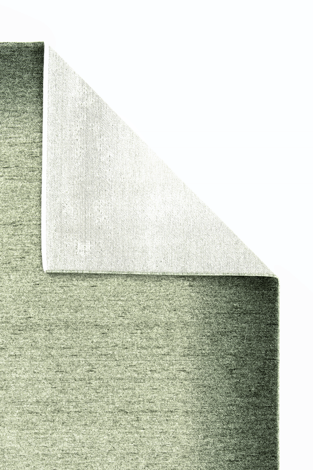 Etro 2707 Yeşil - Spor Saçaklı Polyester Çerçeveli Vintage Halı 200x290