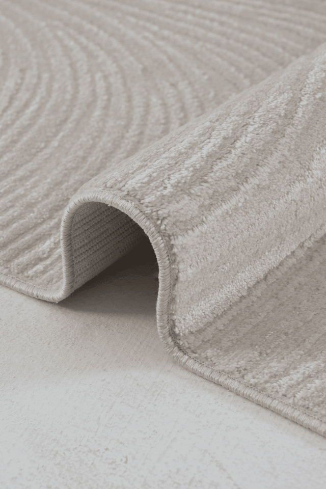 Aren 3304 Bej - Pamuk Tabanlı Akrilik Modern Halı 200x290