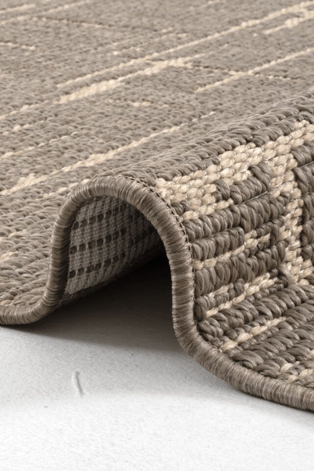 Dekorenti Sahra 9904 Kahverengi Modern Sisal Dokuma Halı