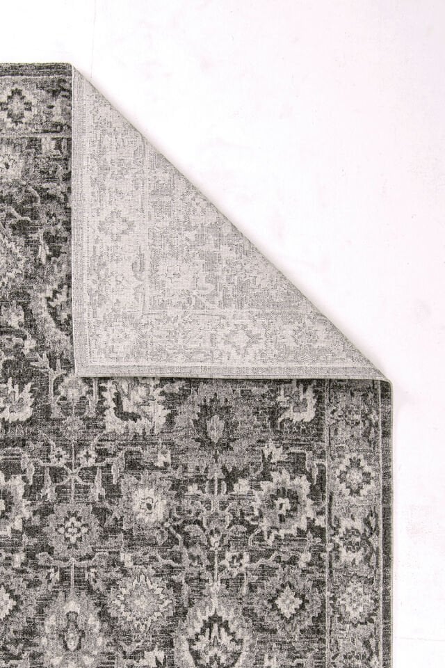 Romans Etro 2704 Gri - Çerçeveli Vintage Halı