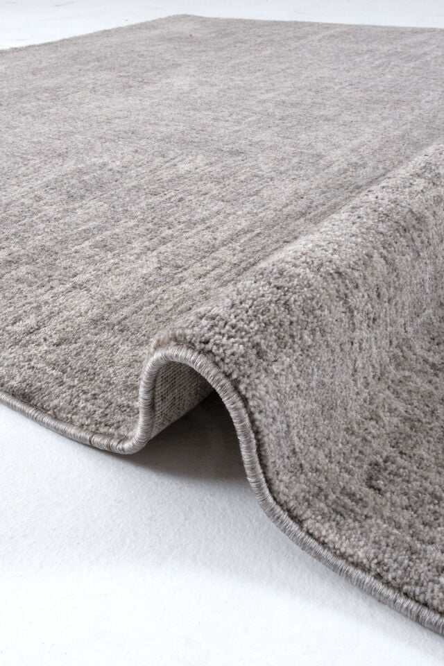 Romans Etro 2706 Gri - Spor Saçaklı Polyester Vintage Halı