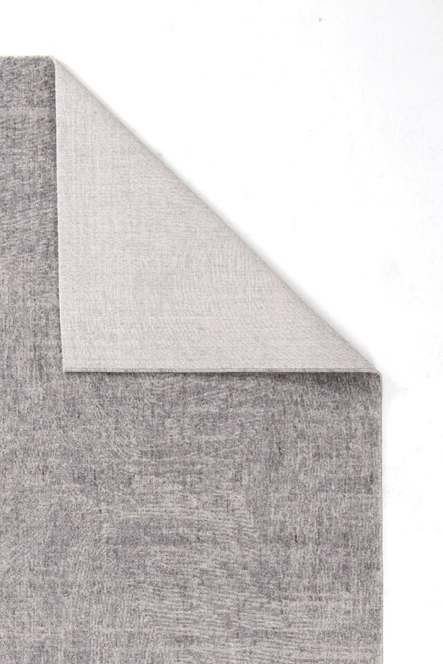 Romans Etro 2706 Gri - Spor Saçaklı Polyester Vintage Halı