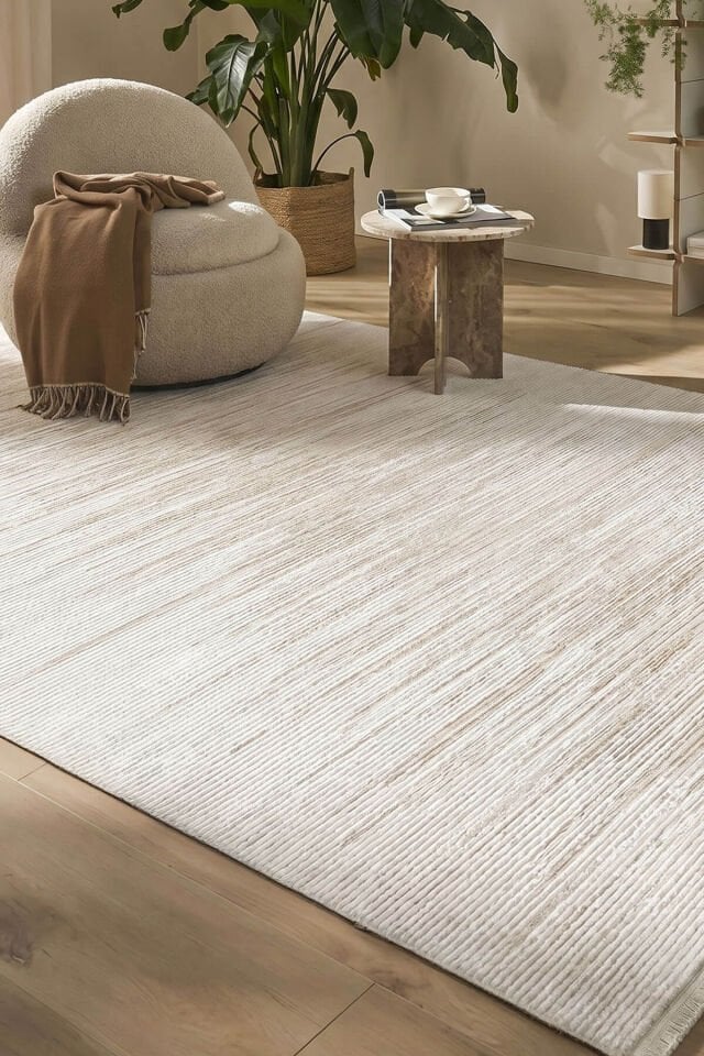 Enti İmge 2505 Bej Halı - Soft Desenli Halı